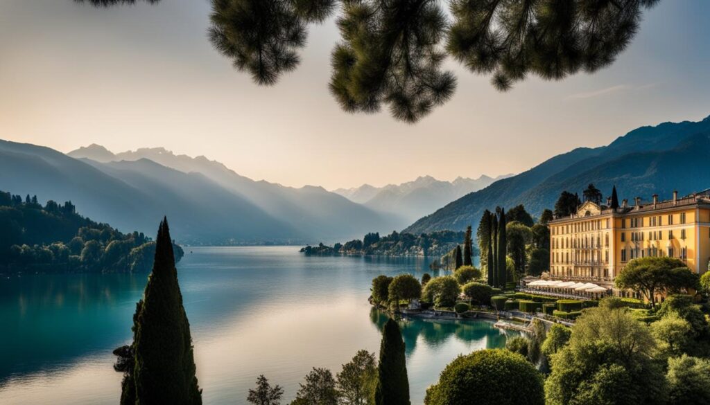 Lake Como In Lombardy